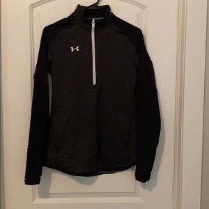 Woman’s cold gear under armor 1/4 zip.